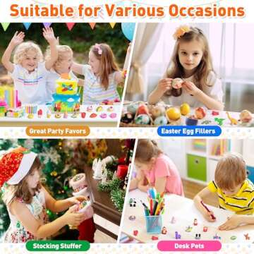 Cute 70 PCS Mini 3D Puzzle Erasers for Kids Fun