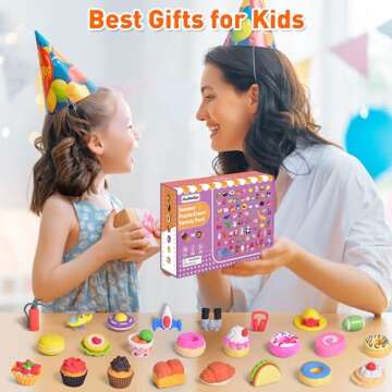 Cute 70 PCS Mini 3D Puzzle Erasers for Kids Fun