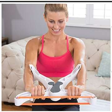 Ontel Wonder Arms Total Workout System Resistance Training Bands, White