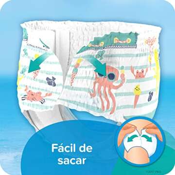 Pampers Splashers Swim Diapers Large 10 Ct for Little Swimmers