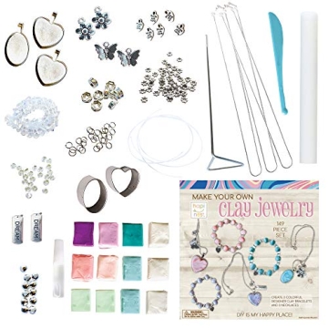Hapinest Clay Jewelry Kit for Girls - Create Stunning Jewelry