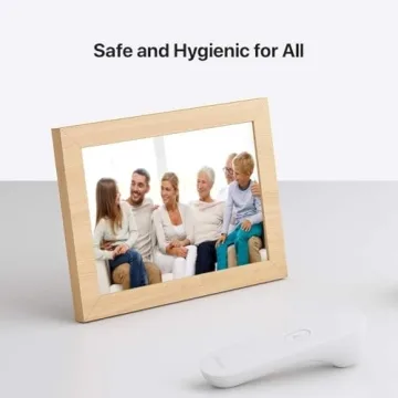 iHealth No-Touch Forehead Thermometer, Infrared Digital Thermometer for Adults and Kids, Touchless Baby Thermometer, 3 Ultra-Sensitive Sensors, Large LED Digits, Quiet Vibration Feedback, Non Contact