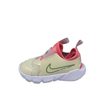 Nike Kids Flex Runner 2 Running Shoes, Coconut Milk/Honeydew, 6 M US