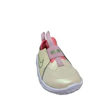Nike Kids Flex Runner 2 Running Shoes, Coconut Milk/Honeydew, 6 M US