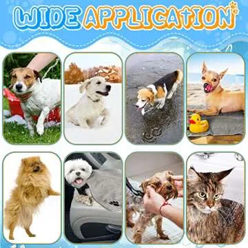 Chumia Microfiber Dog Towels - 4 Pack Soft & Absorbent