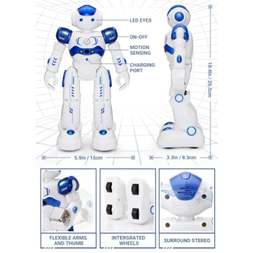 Interactive Gesture Sensing Robot for Kids 3-8