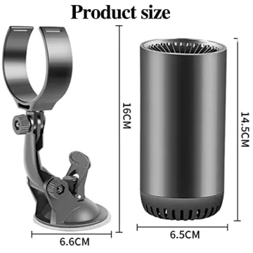 Portable Car Heater & Windshield Defogger 12V 150W