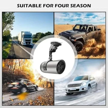 Portable Car Heater & Windshield Defogger 12V 150W