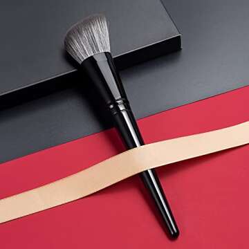 Anmor Contour Brush: Professional Angled Detail Blender for Makeup Artists