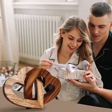 Handmade Wooden Heart Gifts for Couples - Romantic Decor