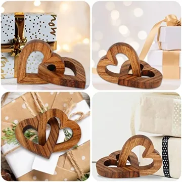 Handmade Wooden Heart Gifts for Couples - Romantic Decor