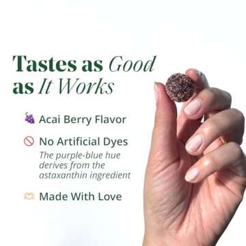 Semaine Hair & Skin Gummy — Collagen Gummy with Astaxanthin – Promotes Healthy Aging, Boosts Hair & Nail Strength, Supports Joints & Immune System, Wrinkle Support. (60 Count)