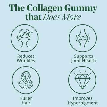 Semaine Hair & Skin Gummy — Collagen Gummy with Astaxanthin – Promotes Healthy Aging, Boosts Hair & Nail Strength, Supports Joints & Immune System, Wrinkle Support. (60 Count)