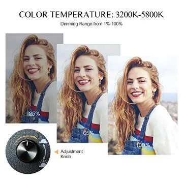 Crenova 18 inches LED Ring Light with Stand, Carrying Bag, Phone Holder, Bluetooth Remote Shutter for Smartphone YouTube TikTok Selfie Shooting