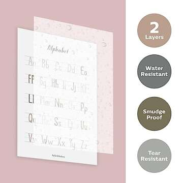 Calla Collections' Laminated Pre-K Educational Posters - Colorful Wall Stickers for Toddlers, Perfect for Kids’ Room & Classroom Decor, 12Pcs in 1