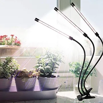 GHodec Indoor Plant Grow Light with Timer & Dimmable Features