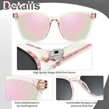 Myiaur Polarized Sunglasses: Stylish UV Protection for Women