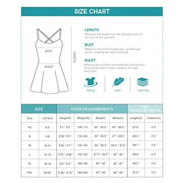 Stylish Heathyoga Womens Tennis Dress with Shorts & Pockets