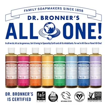 Dr. Bronner's Pure-Castile Soap - Versatile Peppermint Clean