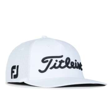 Titleist Men's Tour Stretch Tech Golf Hat - Premium Breathable Golf Cap