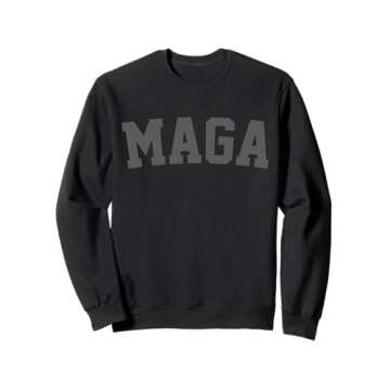 Dark MAGA Black MAGA Donald Trump Supporter Patriotic Sweatshirt