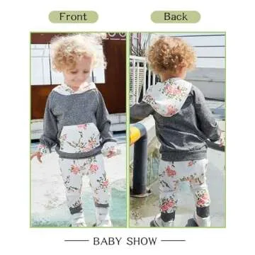 Stylish Oklady Toddler Girl Outfit with Headband