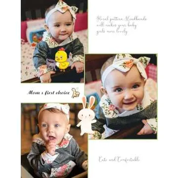 Stylish Oklady Toddler Girl Outfit with Headband