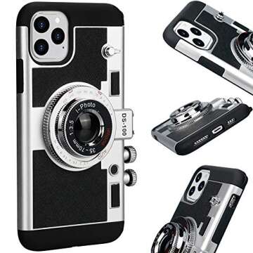 Chic Camera Phone Case for iPhone 14 Pro