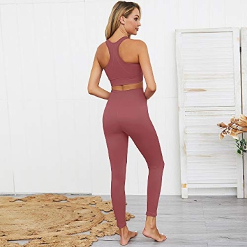 Hotexy Seamless 2 Piece Workout Set for Women