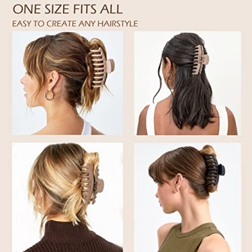 Large Hair Clips for Women - Strong Hold & Stylish