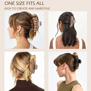 Large Hair Clips for Women - Strong Hold & Stylish