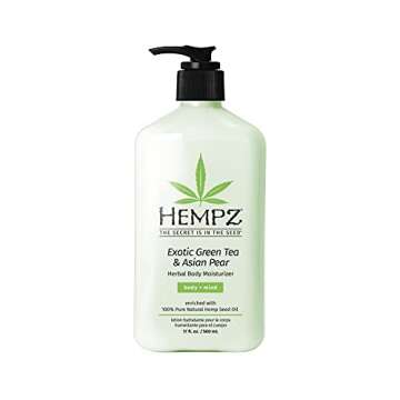 HEMPZ Body Lotion - Green Tea & Asian Pear Daily Moisturizing Cream, Shea Butter Body Moisturizer - ...