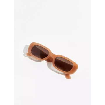 DUPER Sunglasses Womens Brown Glasses- Trendy Sunglasses Men Y2K Glasses, Brown Sunglasses Fashion G...