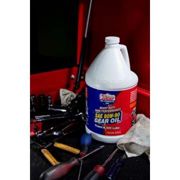 Lucas Oil 10046 Heavy Duty Gear Oil 1 Gallon for Performance