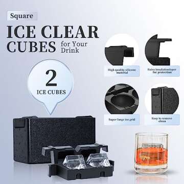 Antarctic Star Ice Maker Machine Countertop,Portable Automatic 9 Ice Cubes Ready in 8 Minutes,Makes 26 lbs of Ice per 24 Hours,Self-Clean,See-Through Lid for Home/Bar/Party Black