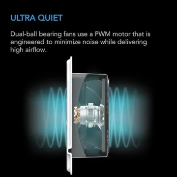 AC Infinity AIRTAP T4 Register Booster Fan with Smart Control