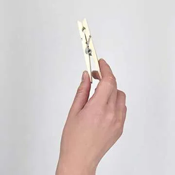 Clorox Wood Clothespins - Versatile Clips for Laundry & Crafts