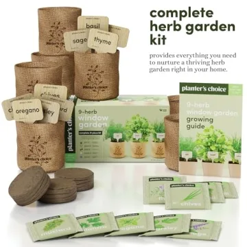 9 Herb Garden Kit - Perfect Unique Gift for Plant Lovers