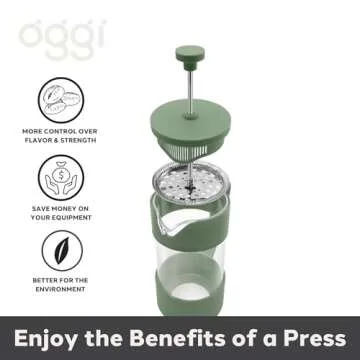 Oggi French Press Coffee Maker for Perfect Brews