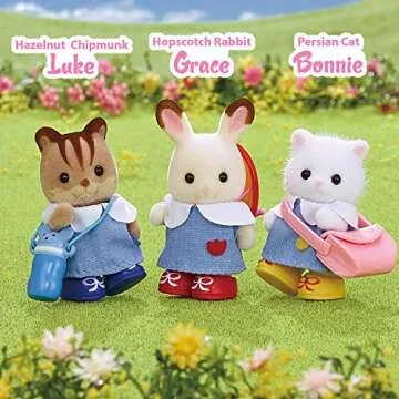 Calico Critters Nursery Friends Set with Poseable Dolls