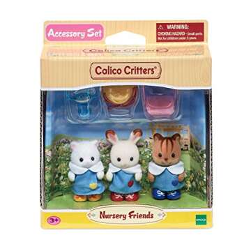 Calico Critters Nursery Friends Set with Poseable Dolls