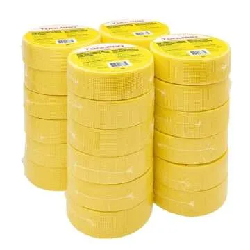 TOOLPRO Self- Adhesive Fiberglass Mesh Drywall Tape for Sealing Drywall Joints. (1, Yellow)