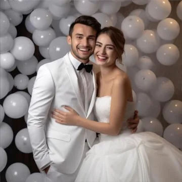 100 Elegant 12-Inch White Balloons for Every Celebration