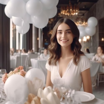 100 Elegant 12-Inch White Balloons for Every Celebration