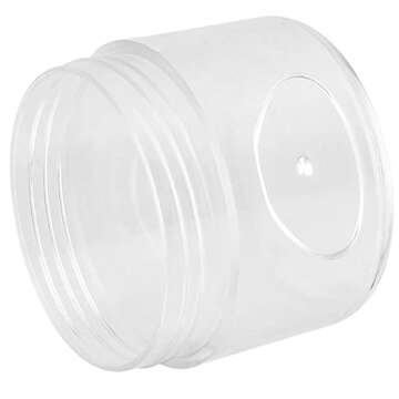 MUKLEI 150 Clear Sample Containers for Travel and Storage