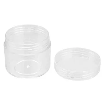 MUKLEI 150 Clear Sample Containers for Travel and Storage
