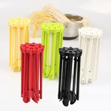 GOZIHA Red Pasta Drying Rack for Homemade Noodles