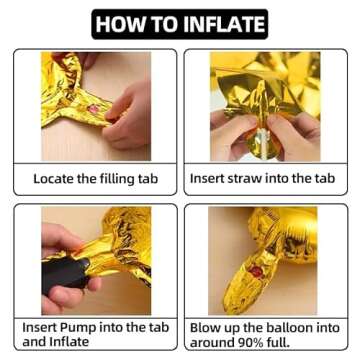 Gold Happy Birthday Banner Balloon Aluminum Foil 16 Inch Letter,10 Inch Five Pointed Star Four Pointed Star Suitable for Kids, Men, Women, Boys and Girls Party Decoration Supplies