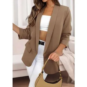 KIRUNDO Women's Blazer: Trendy Business Casual Jacket