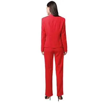 Stylish YUNCLOS Women's Blazer and Pants Suit Set